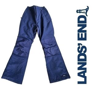 LANDS END Grow -a- Longs Ski / Snow Pants - Kids size 10 S